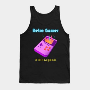 Retro Gamer Logo 26 Tank Top